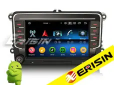 Erisin ES5535V IPS Screen Android 16 Car Stereo GPS SatNav Radio For VW Sharan Jetta Bora Caddy Golf Seat Skoda DSP 4G LTE Wireless CarPlay Auto BT5.0