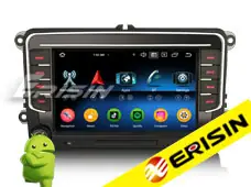 Erisin ES5534V Car Stereo Android 16 4G IPS Screen DSP RGB Wireless BT5.0 CarPlay GPS for VW Sharan Seat Skoda with MQB Plug