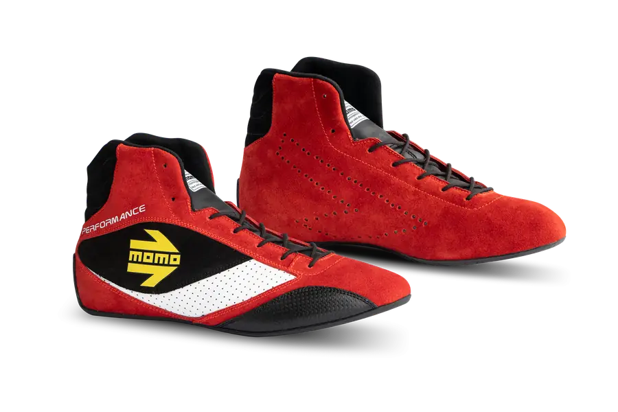 Botines racing MOMO Performance Rojos 46 FIA