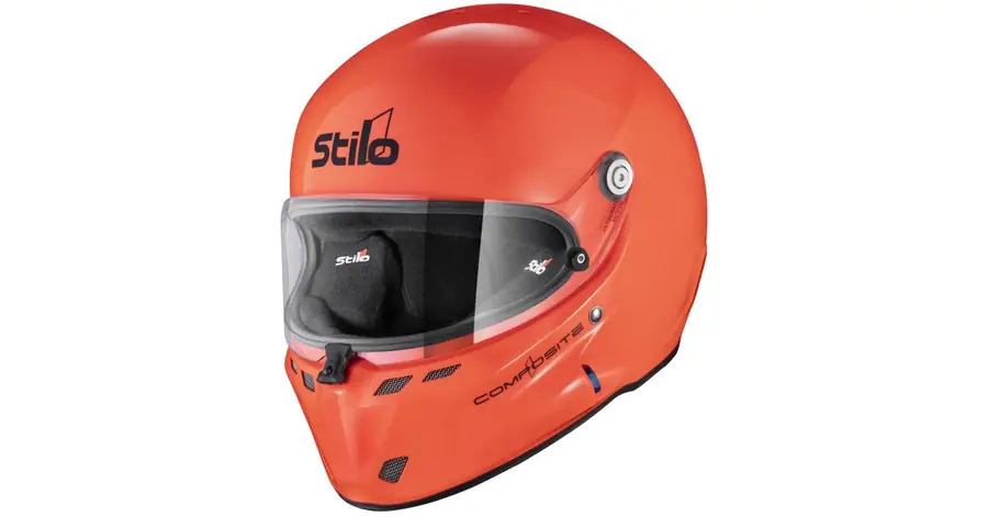 Casco rally Stilo ST6F Offshore Composite naranja Wl FIA 8859-24 SA2025 Pred. FIA 8858-10-TALLA 58