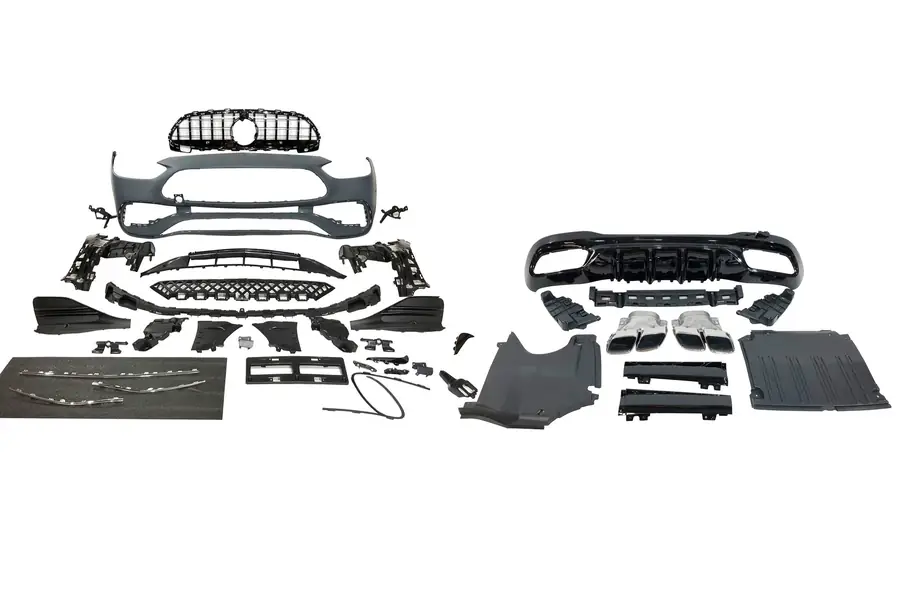 Kit de carrocería Mercedes W206 Sedan / SW Look AMG C63 - Plástico ABS