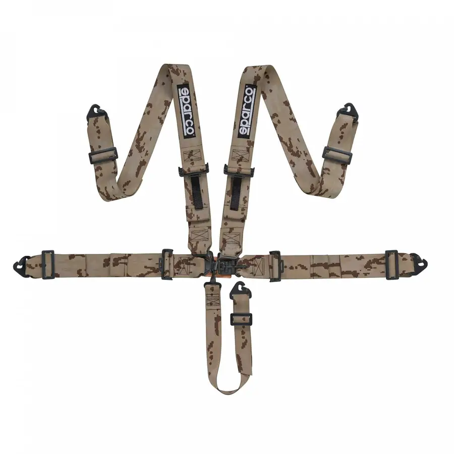 Arnés racing Sparco Arnes SFI 5 Pt LATCH-N- verde Militar