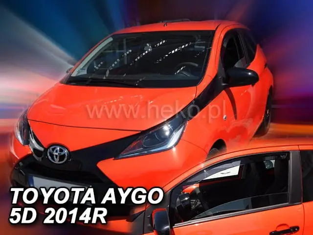 Deflectores de ventanilla Heko 29638 para Toyota Heko Aygo Ii 5D 2014-2021