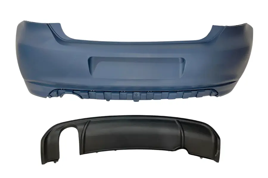 Paragolpes trasero Volkswagen Polo 2009-2017 Look R - Plástico ABS