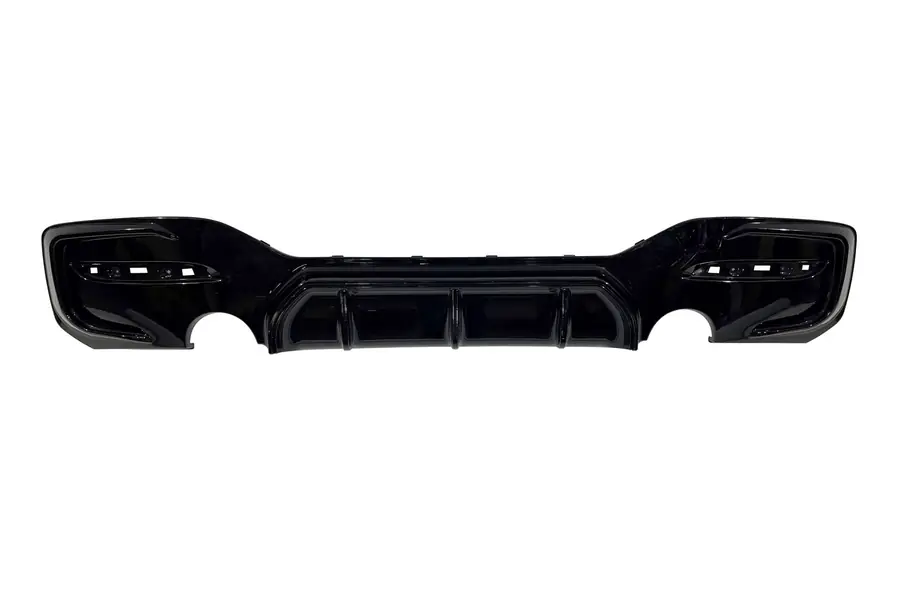 Difusor trasero BMW F20 / F21 LCI 2015-2018 Competition Brillante Negro - Plástico ABS