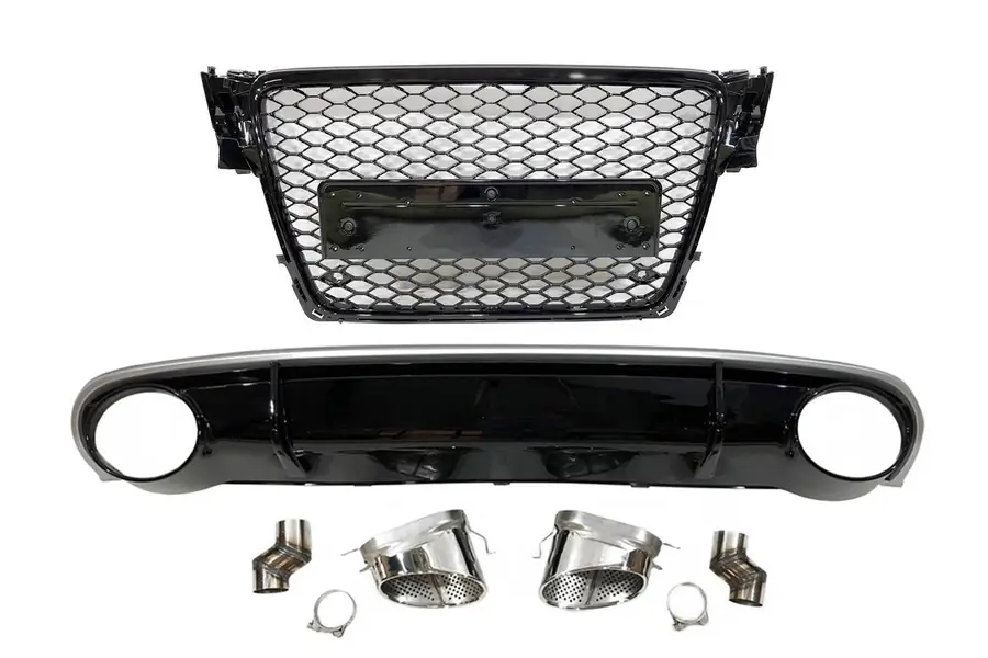 Kit de carrocería Audi A4 Look RS4 B8 2009-2012 - Plástico ABS