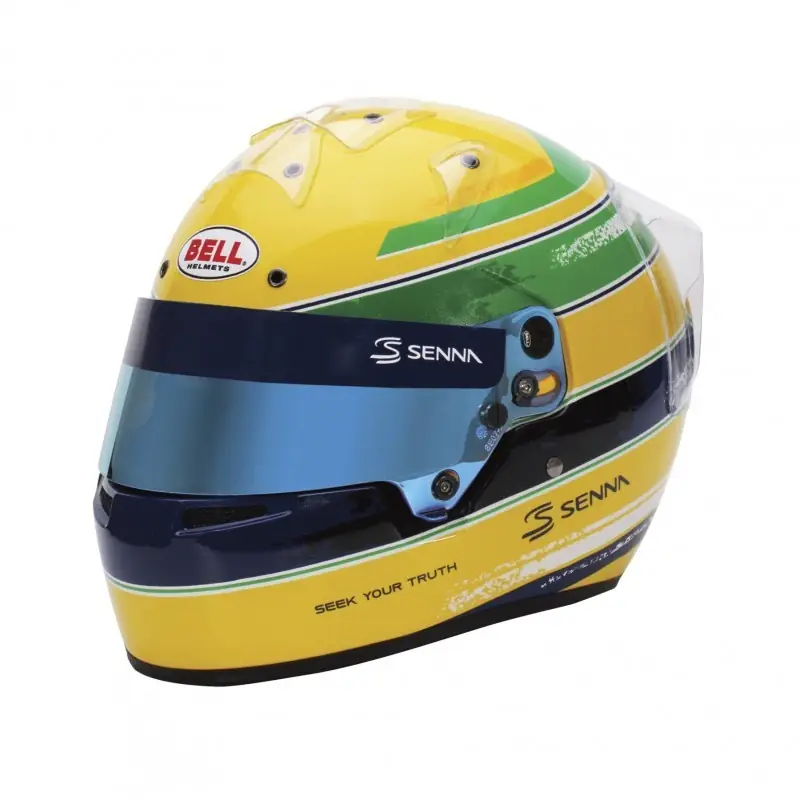 Casco karting Bell KC7-CMR Ayrton Senna talla 58 CMR2016