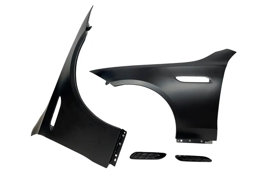 Aletas Mercedes W206 Sedan / SW / Coupe Look C63 Aluminio - Metal