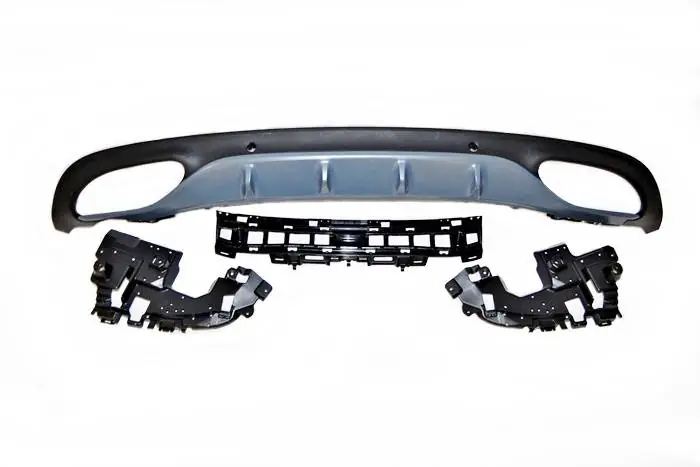 Difusor trasero Mercedes W205 2014-2018 Coupe Look AMG C63 ABS - Plástico ABS