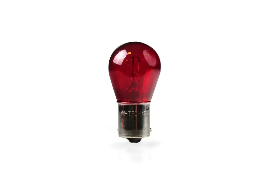 Lámpara M-Tech Bau15S 12V/21W Rojo | 10 Uds