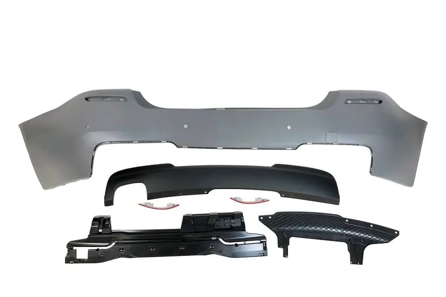 Paragolpes trasero BMW F10 2010-2016 Look M-Tech Sensor - Plástico ABS