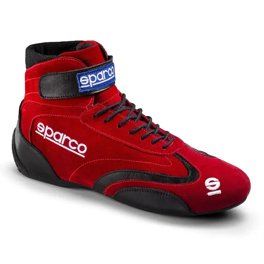 Botines racing Sparco Top Race T 42 rojo