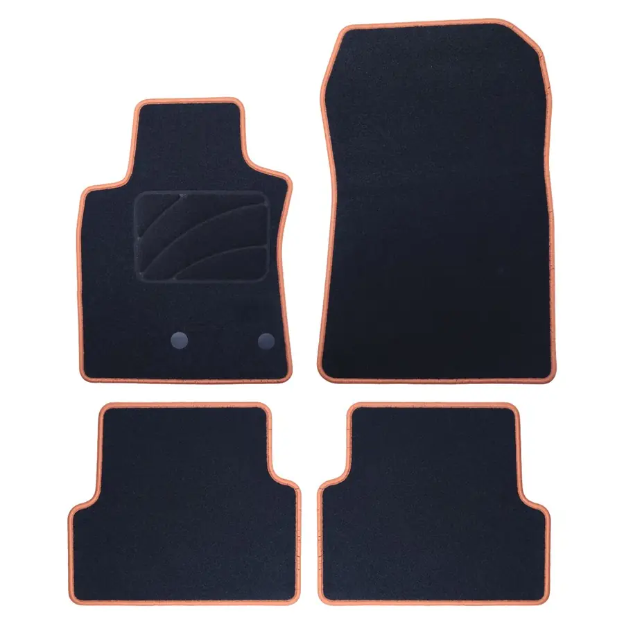 OCC Design Alfombrilla a medida RENAULT MODUS (2004-2012) 5PZ RIBETE AMARILLO