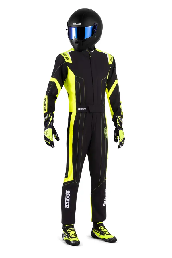 Mono karting Sparco Traje karting K48 Thunder negro/amarillo talla M