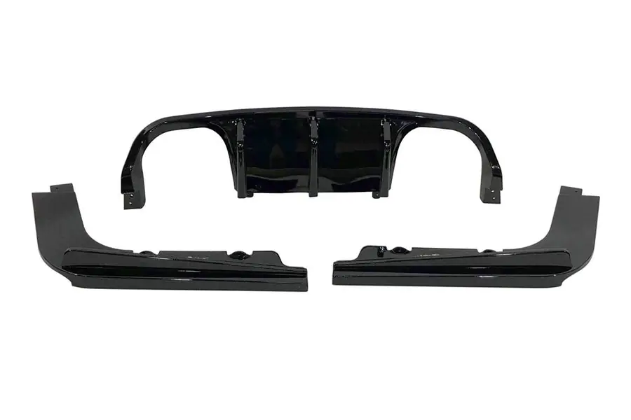 Difusor trasero BMW E92 / E93 Look M3 Brillante Negro - Plástico ABS