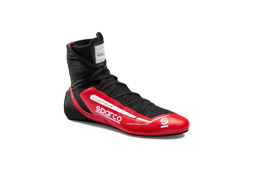 Botines racing Sparco X-LIGHT Plus ROJAS/NEGRAS talla 42