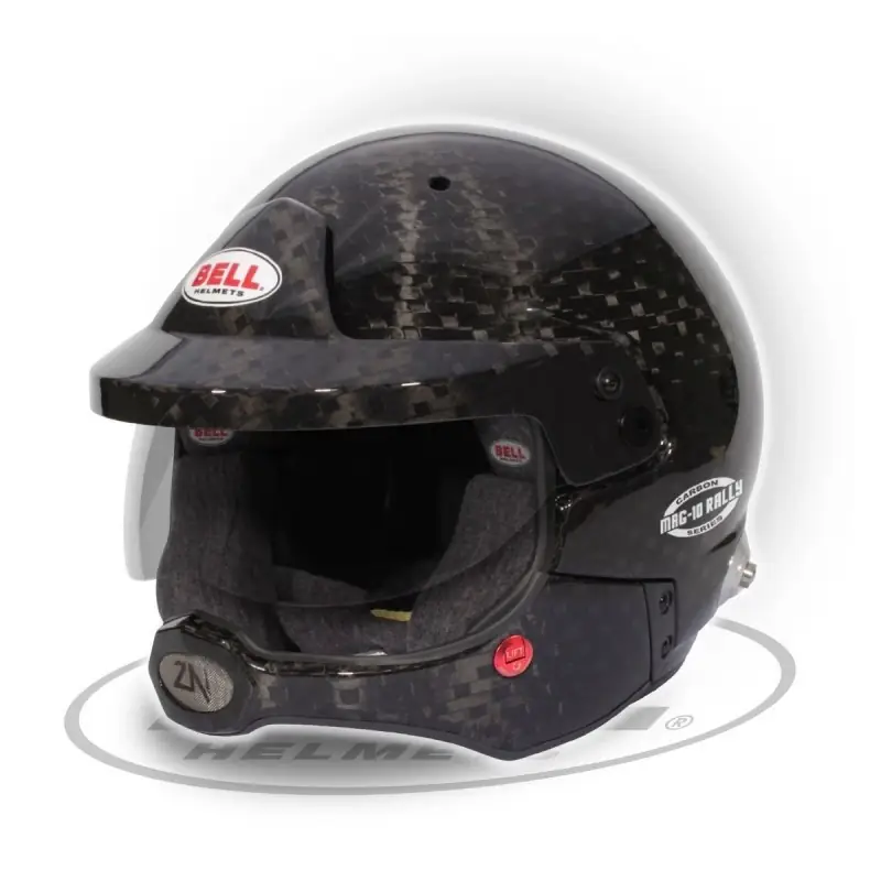 Casco rally Bell MAG-10 Carbon (HANS) interior marrón talla 61+ FIA 8859-2024/SA2020 - ref. BL5245942