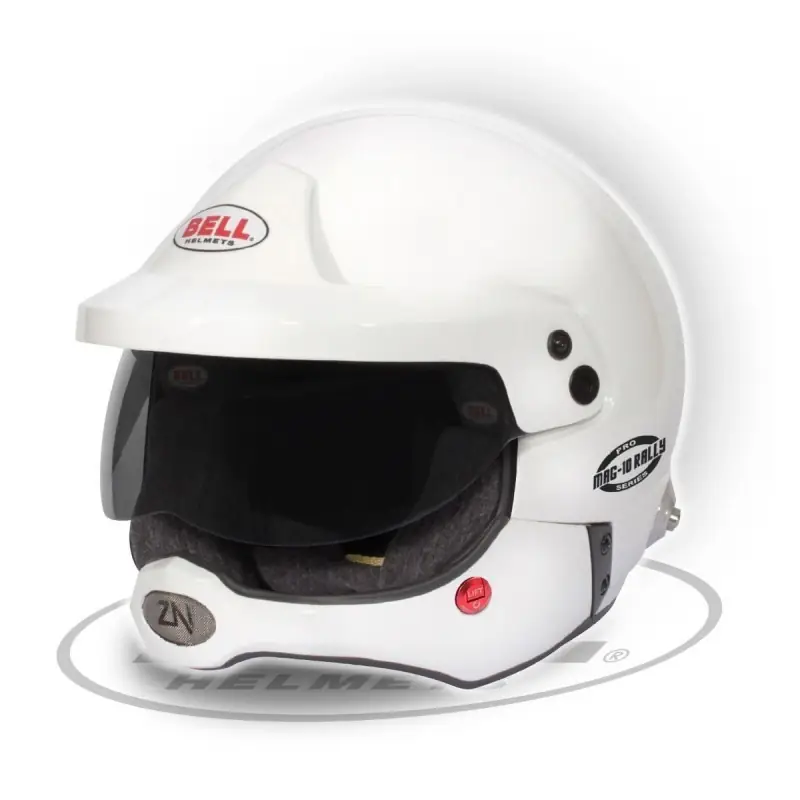 Casco rally Bell MAG-10 Sport blanco (HANS) Xtalla XS(54-55) FIA 8859-2024
