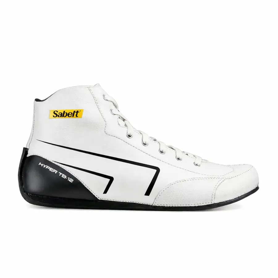 Botines racing Sabelt FIA 8856-2018 Hyper Leather Blancos TB-12 Eu 38