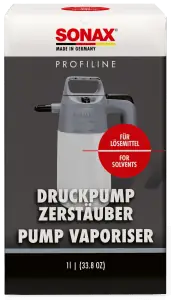 SONAX Robusta Botella Pulverizadora Para Productos De Limpieza A Base De Disolventes