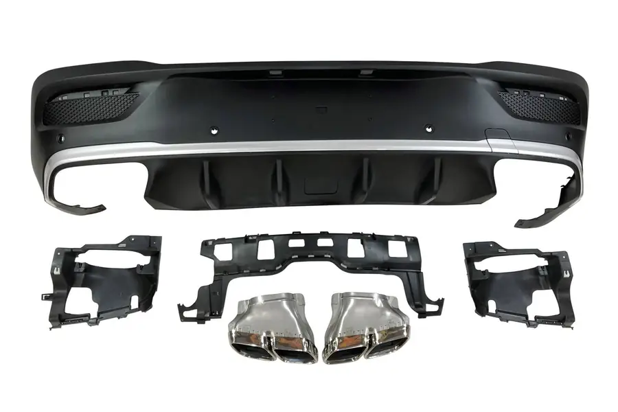 Difusor trasero Mercedes C167 GLE 2020 Colas - Plástico ABS