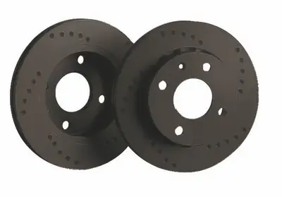 Discos de freno deportivos Black Diamond KBD1970 para Mazda Cx5 (Ke,Gh) All Models Rear Disc 15-17