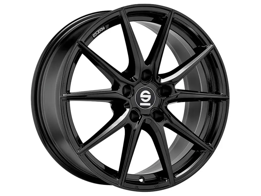 Llanta Sparco Wheels Sparco DRS Negro Brillante 8x18 5x100 ET35 CB63.3