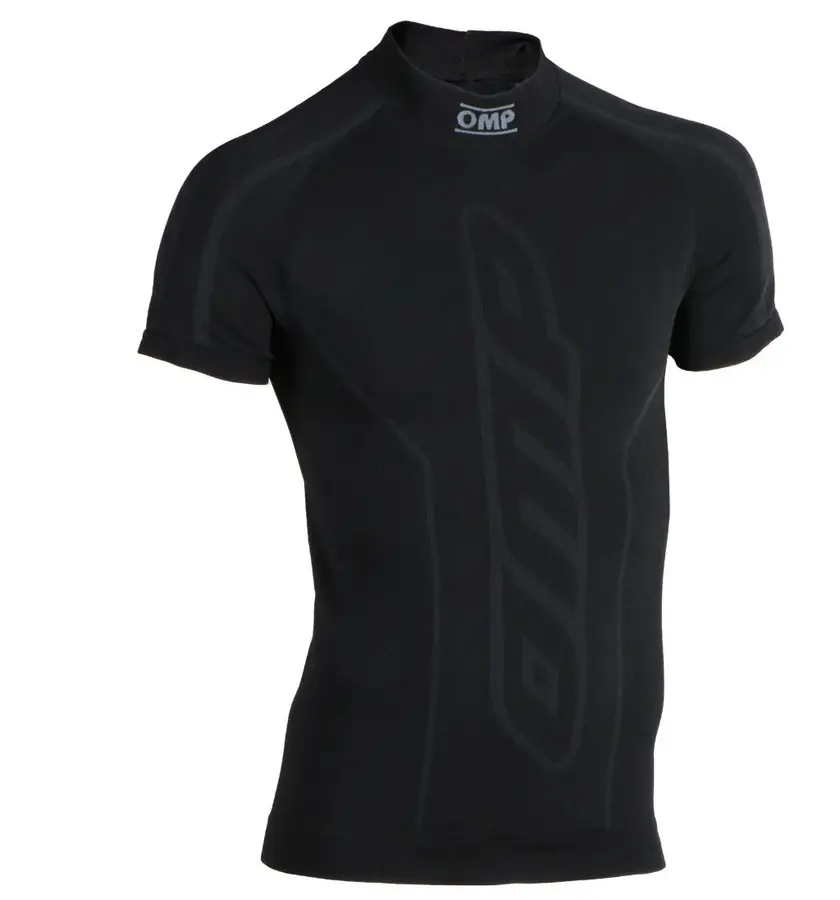 Camiseta OMP Manga Corta negro talla Niños 8-10 Años