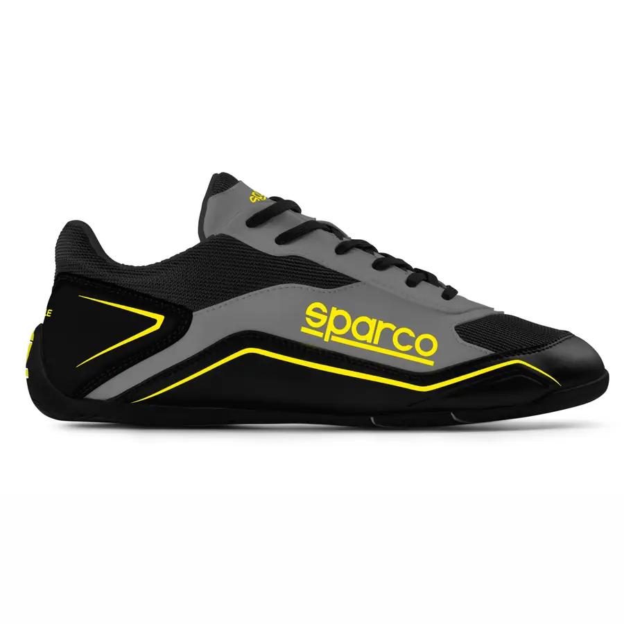 Sparco Botines S-Pole T 37 Negro/Gris/Amarillo