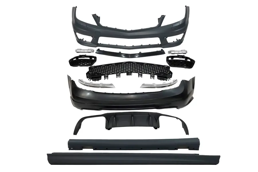 Kit de carrocería Mercedes W204 Coupe 2007-2013 Look AMG - Plástico ABS