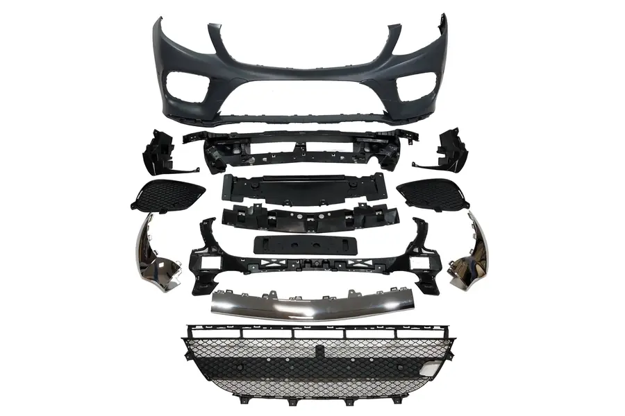 Paragolpes delantero Mercedes W166 SUV 2016+ Sensores Look AMG - Plástico ABS