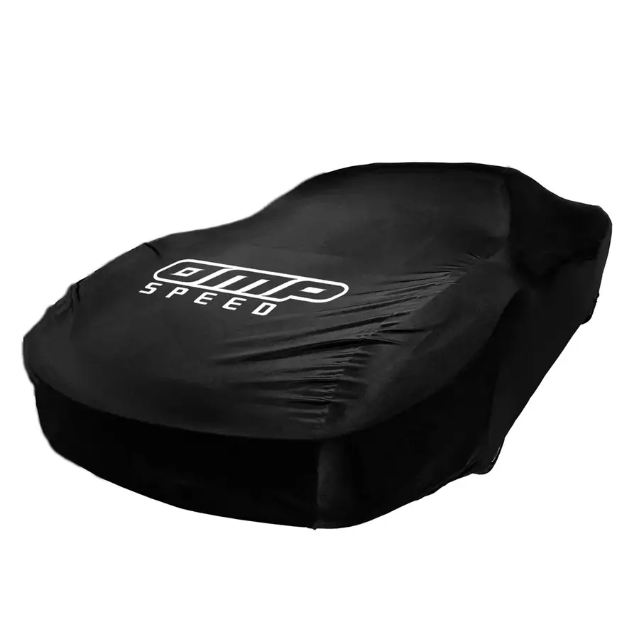 OMP Speed Funda Cubre Coche Interior, Elastica De Lana 110G, Talla L-Xl 505X165X120 cm
