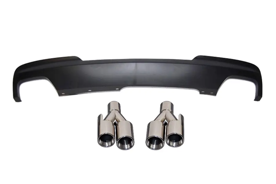 Difusor trasero BMW F10 / F11 2010-2016 Look M-Tech ABS Colas - Plástico ABS