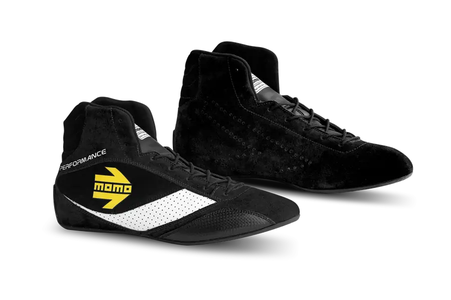Botines racing MOMO Performance Negras 38 FIA