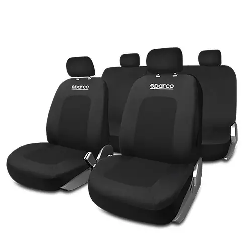Sparco Juego Fundas Sport Negra