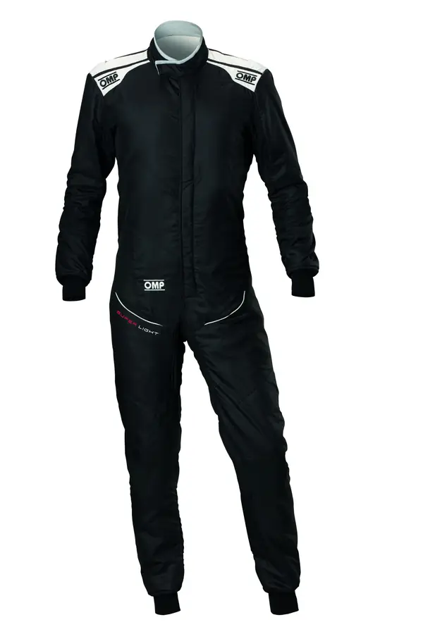 Mono racing OMP Tecnica Super Light FIA 8856-2018 negro/plata talla 52