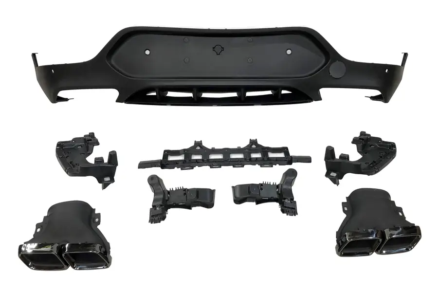Difusor trasero Mercedes GLC X253 COUPE 2015-2019 ABS - Plástico ABS