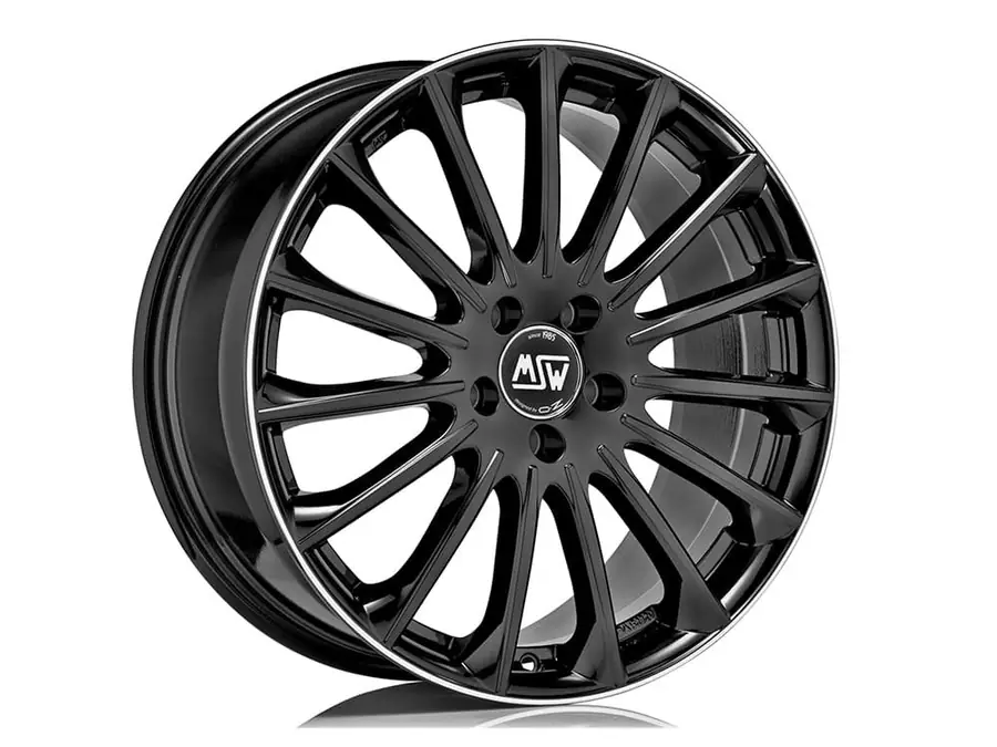 Llanta MSW 30 MSW Gloss Black+diamond Lip 7.5x19 5x112 ET48
