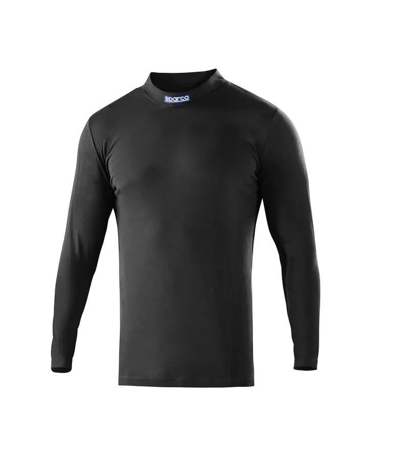 Camiseta Sparco Larga Cuello Alto B-ROOKIE Top Cot XS negro