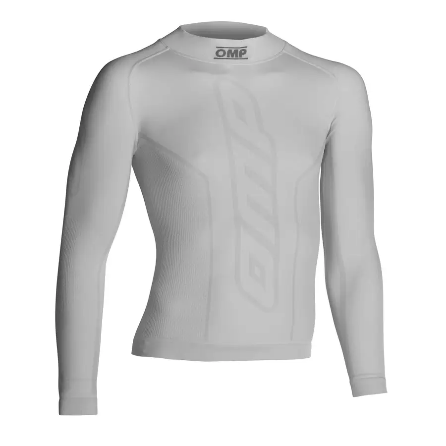 Camiseta OMP Ks Manga Larga blanco talla XSS