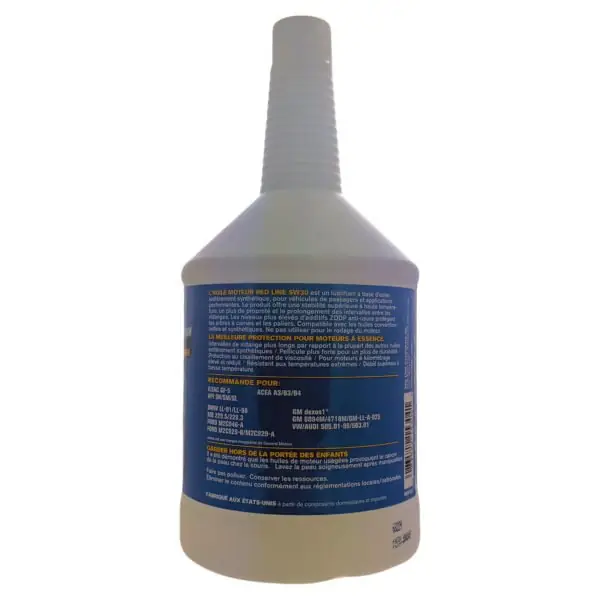 Red Line Aceite Motor Redline Highperformance 5W30 Int'L - 946 ml/Cs12