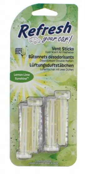 California Scents Vent Sticks Ambientador Lemon Lime Sunshine