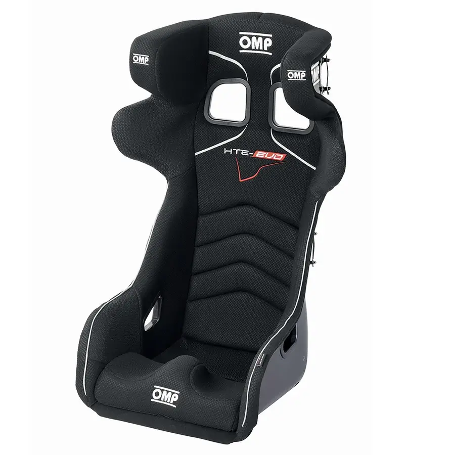 Asiento racing OMP Hte EVO2 Fibra de Vidrio FIA 8855-2021 negro