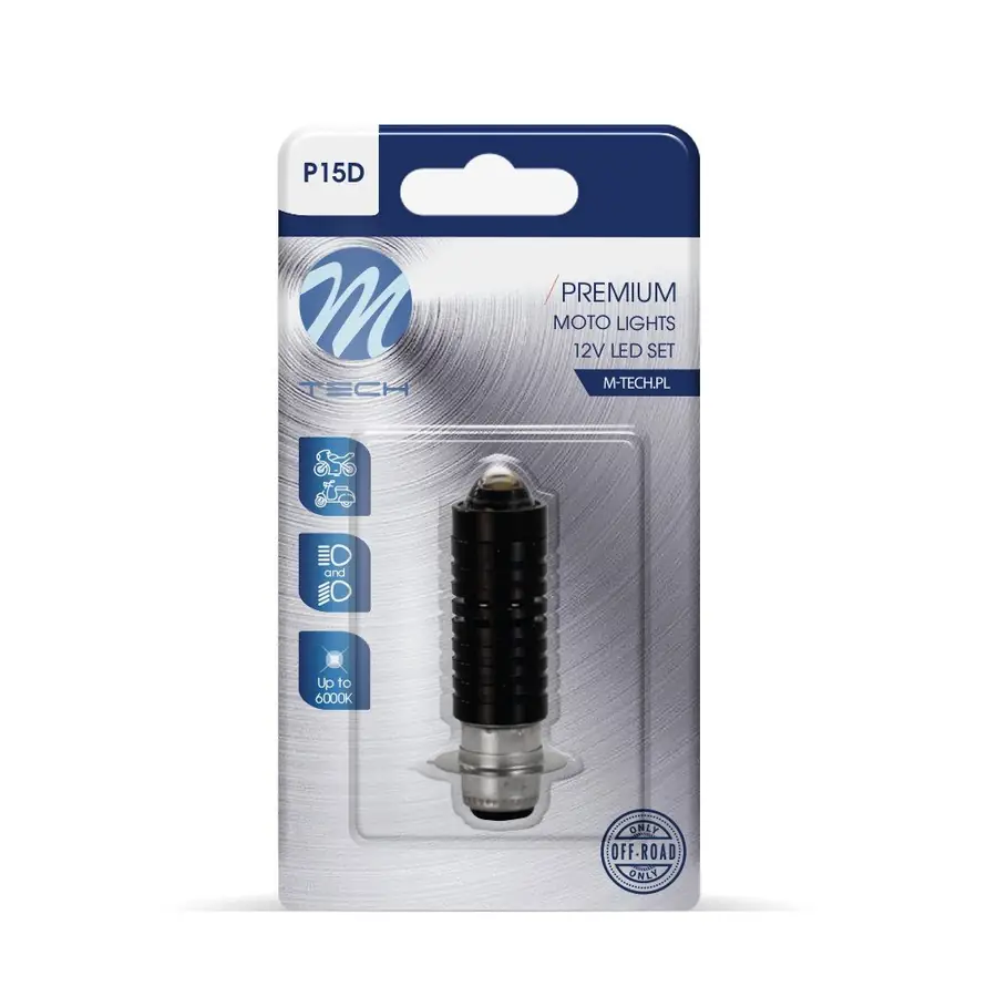 M-Tech Blister 1X LED P15D-25-1 3570 Smd Blanco