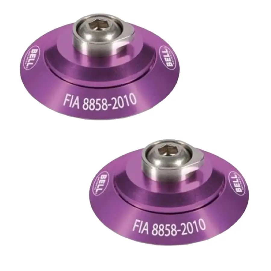 Set de Clips HANS Rosas FIA 8858-2010 - Casco Bell