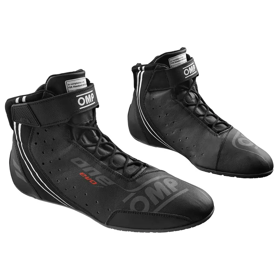 Botines racing OMP One Evo X MY2024 FIA 8856-2018 negro talla 42