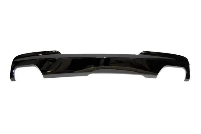 Difusor trasero BMW F10 / F11 2012-2016 2 Salidas doble Brillante Negro - Plástico ABS