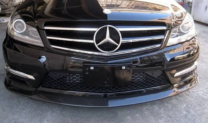 Spoiler delantero Mercedes W204 C63 2011-2014 Carbono - Fibra de Carbono