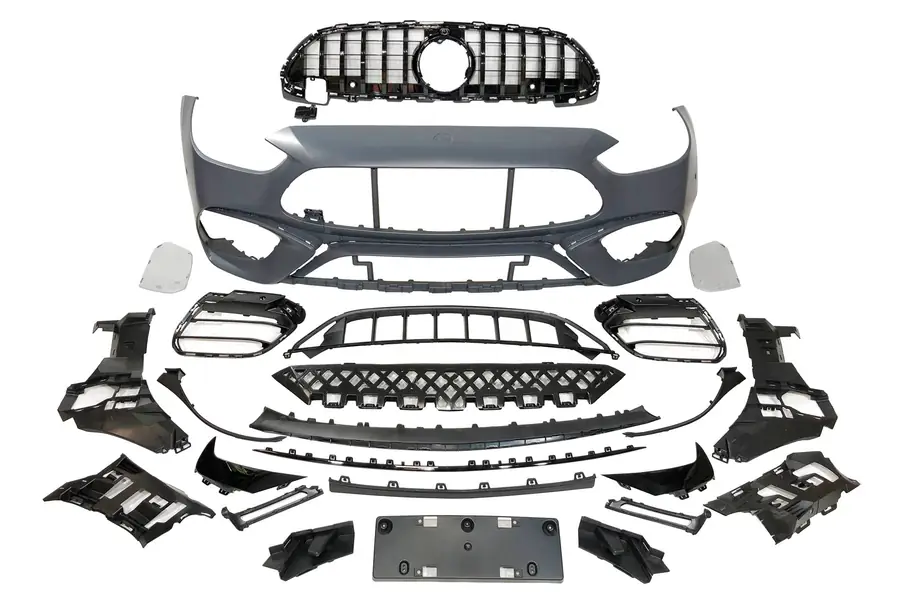 Paragolpes delantero Mercedes W206 Look AMG C63 - Plástico ABS