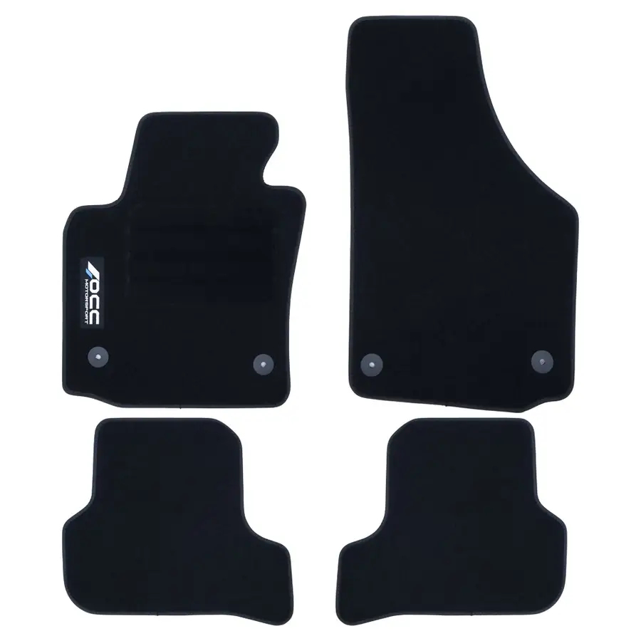 OCC Design Alfombrilla a medida SEAT LEON MK1 (1999-2006) 5PZ LOGOTIPO OCC